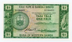 Western Samoa 1 Tala 1967 (ND)
P# 16d; #S1184831; UNC