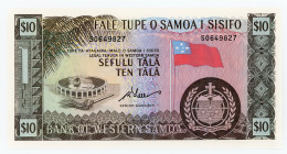 Western Samoa 10 Tala 1967 (ND)
P# 18d; #S0649827; UNC