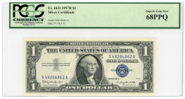 United States 1 Dollar 1957 B PCGS 68
P# 419b; Fr# 1621; #S49284862A