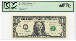 United States 1 Dollar 1988 A PCGS 65
P# 480b; #L04400400J