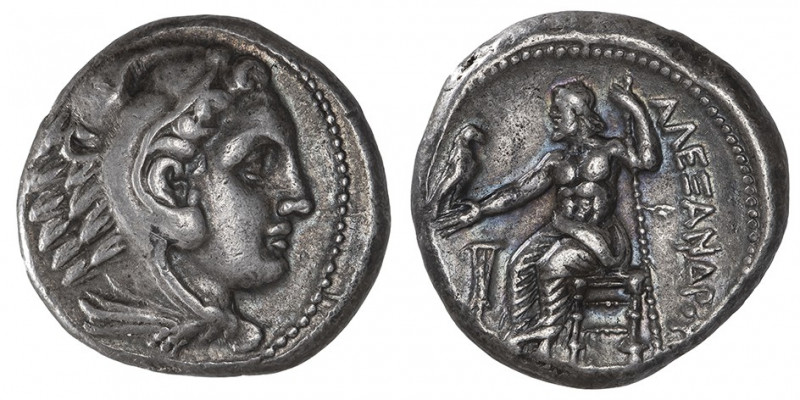 Macédoine, Alexandre III le Grand (336-323 av. J.-C.). Tétradrachme ND (336-323 ...
