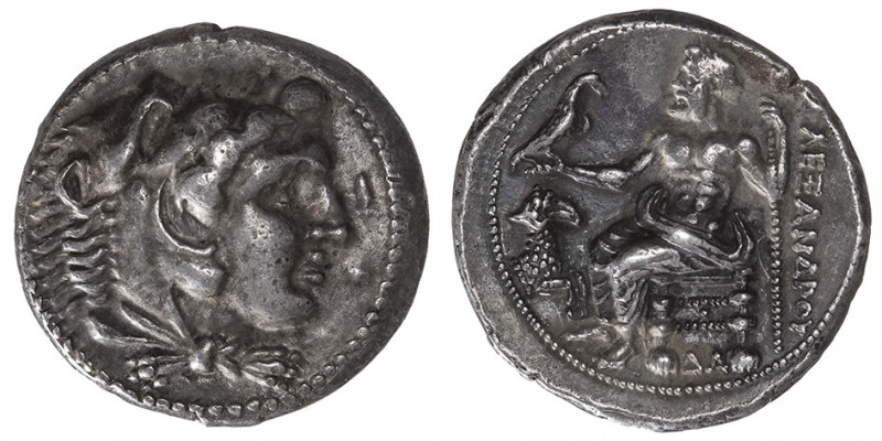 Macédoine, Alexandre III le Grand (336-323 av. J.-C.). Tétradrachme ND (325-320 ...