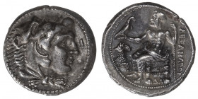 Macédoine, Alexandre III le Grand (336-323 av. J.-C.). Tétradrachme ND (325-320 av. J.-C.), Damas.

P.3210 ; Argent - 17,17 g - 25 mm - 11 h

Avec...