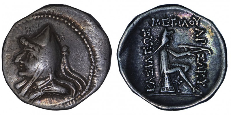 Royaume parthe, Mithradates Ier (171-137 av. J.-C.). Drachme ND (171-137 av. J.-...