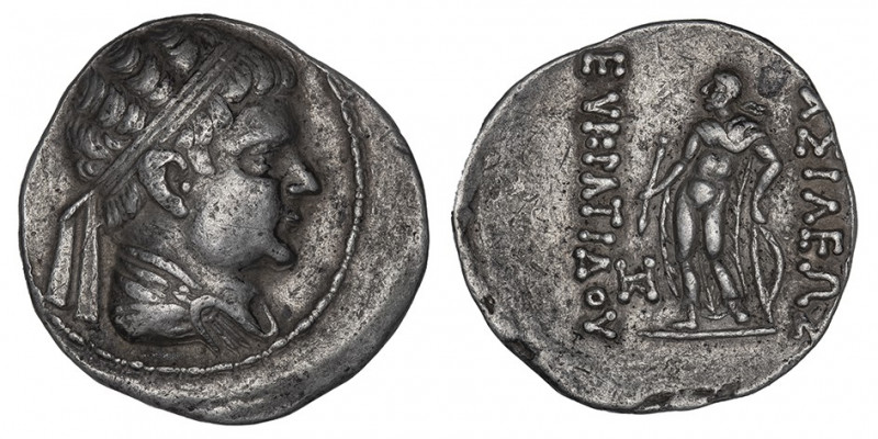 Royaume de Bactriane, Eucratide II (c.145-140 av. J.-C.). Tétradrachme ND (145-1...