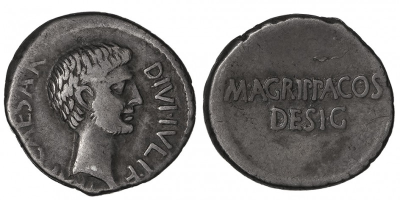 Octave et Agrippa (triumvirat). Denier ND (38 av. J.-C.), Gaule.

RRC.534/3 - ...