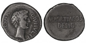 Octave et Agrippa (triumvirat). Denier ND (38 av. J.-C.), Gaule.

RRC.534/3 - Syd.1331 ; Argent - 3,86 g - 17 mm - 5 h

Provient de la vente Aucti...