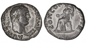 Vitellius (69). Denier 69, Rome.

RIC.66 ; Argent - 2,83 g - 16 mm - 6 h

Rare. Patine grise aux reflets dorés. TTB.