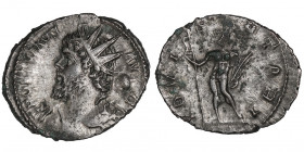 Postume (260-269). Antoninien 268, Trèves.

RIC.310 ; Billon - 3,81 g - 19 mm - 7 h

Assez rare avec ce buste à gauche qui tient la massue sur l’é...