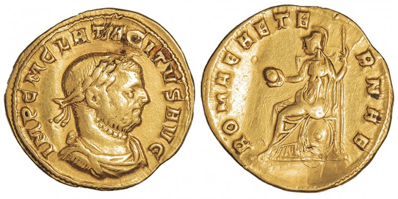 Tacite (275-276). Aureus 275, Rome.

C.121 - Calicó 4088 ; Or - 5,28 g - 20,5 ...