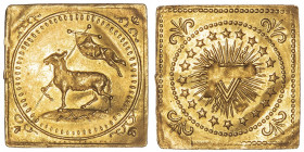 Nuremberg (ville de). 1/8 ducat ND (1700), Nuremberg.

Fr.- ; Or - 0,43 g - 13,5 mm - 12 h

Très rare. Fantôme du mouton au revers. Superbe.