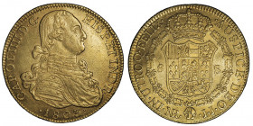 Charles IV (1788-1808). 8 escudos 1803 JJ, NR, Nuevo Reino (Santa Fé de Bogota).

Aureo 1742 - Fr.51 ; Or - 27,06 g - 36 mm - 12 h

Provient de la...