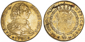 Charles III (1759-1788). 4 escudos 1788 M, Madrid.

Aureo 1795 - Fr.284 ; Or - 13,45 g - 29 mm - 12 h

Provient de la vente Auctiones AG 3, Bâle, ...