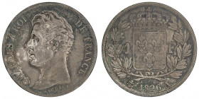 Charles X (1824-1830). 1 franc 1826, A, Paris.

G.450 - F.207 ; Argent - 4,93 g - 23 mm - 6 h

Provient de la vente Auctiones AG 3, Bâle, 4 et 5 d...