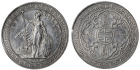 Hong-Kong, Singapour et Malaisie (Straits Settlements), Victoria (1837-1901). Trade Dollar 1930, Bombay.

KM.T5 ; Argent - 39 mm - 12 h

PCGS Genu...