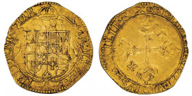 Naples, Charles Quint (1516-1554). Scudo ND.

Fr.836 ; Or - 3,26 g - 12 h

Flan court. TB à TTB.