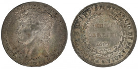 Naples, Joachim Murat (1808-1815). 12 carlini 1809, Naples.

KM.C#103 ; Argent - 27,27 g - 38 mm - 6 h

TTB.
