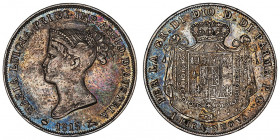 Parme, Marie-Louise (1815-1847). Lira 1815, Milan.

KM.C#28 ; Argent - 4,96 g - 23,5 mm - 6 h

TTB.