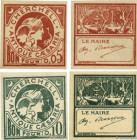 Country : ALGERIA 
Face Value : 5 et 10 Centimes Lot 
Date : (1916-1918) 
Period/Province/Bank : Émissions Locales 
French City : Cherchell 
Catalogue...