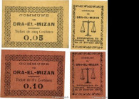 Country : ALGERIA 
Face Value : 5 et 10 Centimes Lot 
Date : 27 février 1917 
Period/Province/Bank : Émissions Locales 
French City : Dra-El-Mizan 
Ca...