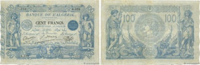 Country : ALGERIA 
Face Value : 100 Francs  
Date : 23 novembre 1911 
Period/Province/Bank : Banque de l'Algérie 
Catalogue reference : P.74 
Addition...