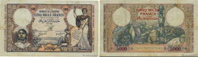 Country : ALGERIA 
Face Value : 5000 Francs  
Date : 23 mai 1942 
Period/Province/Bank : Banque de l'Algérie 
Catalogue reference : P.90a 
Additional ...