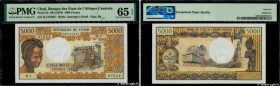 Country : CHAD 
Face Value : 5000 Francs  
Date : (1978) 
Period/Province/Bank : B.E.A.C. 
Catalogue reference : P.5b 
Alphabet - signatures - series ...