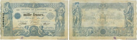 Country : TUNISIA 
Face Value : 1000 Francs  
Date : 05 mars 1923 
Period/Province/Bank : Banque de l'Algérie 
Catalogue reference : P.7b 
Additional ...