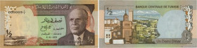 Country : TUNISIA 
Face Value : 1/2 Dinar Petit numéro 
Date : 03 août 1972 
Period/Province/Bank : Banque Centrale de Tunisie 
Catalogue reference : ...