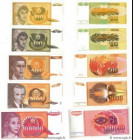 Country : YUGOSLAVIA 
Face Value : 500 Dinara Spécimen 
Date : 1989-1991 
Period/Province/Bank : Banque Nationale 
Catalogue reference : P.LOT 
Alphab...