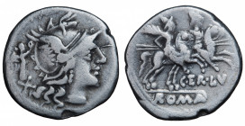 Roman Republic. Terentius. Denarius AR 147 BC, Rome