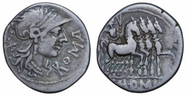Roman Republic. Cnaeus Domitius Ahenobarbus. Denarius AR 116/115 BC, Rome