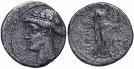 Roman Republic. Q. Pomponius Musa. Denarius AR 66 BC, Rome