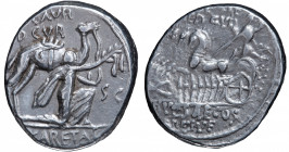 Roman Republic. M. Aemilius Scaurus and P. Plautius Hypsaeus. Denarius AR 58 BC, Rome