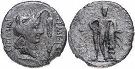 Roman Republic. Quintus Metellus Scipio. Denarius AR 47/46 BC, Africa