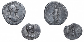 Roman Empire. Hadrian. Denarius & Quinarius AR 117 AD / 119 AD, Rome
