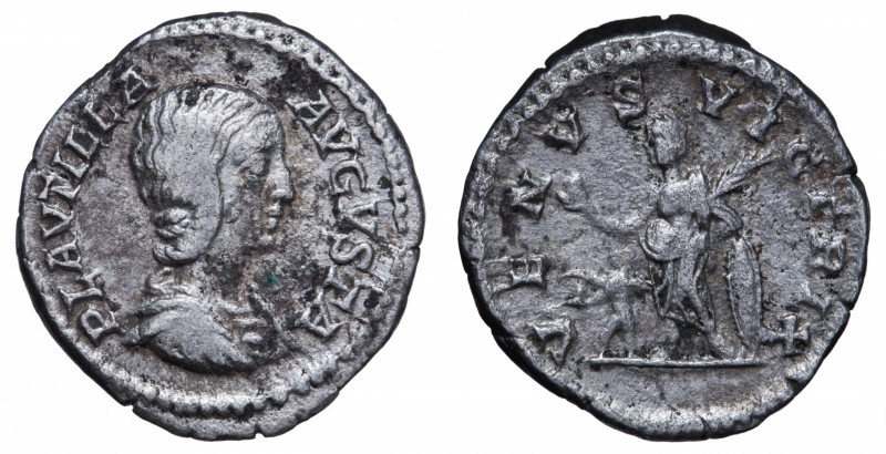 Roman Empire. Plautilla Augusta. Denarius AR c. 202-205 AD, Rome.
Obv. PLAVTILLA...