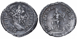 Roman Empire. Septimius Severus. Denarius AR 209 AD, Rome