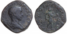 Roman Empire. Philip II as Caesar. Sestertius Æ 245 AD, Rome