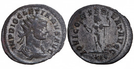 Roman Empire. Diocletian. Aurelianus Æ circa 286-287 AD, Rome