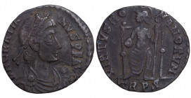 Roman Empire. Gratian. Siliqua AR circa 378-383 AD, Treveri