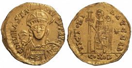Merovingians. Clovis I or Clotaire I (struck in the name of Anastasius). Solidus Au circa 491-560 AD, Gaul