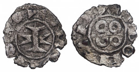 France, Languedoc. Comté de Melgeuil. Obole de Melgeuil AR circa 1080-1120 AD