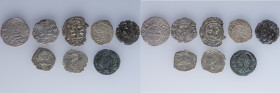 A lot containing 8 silver feudal & Royal coins