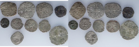 A lot containing 10 silver royal French coins