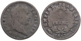 France. Premier Empire. Napoléon Empereur. Fake 1 Franc (Cu) 1813 I (Limoges)