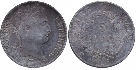 France. Premier Empire. Napoléon Empereur. 5 Francs AR 1815 I (Limoges)