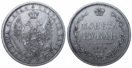 Russia. Nicholas I. Rouble AR 1854 СПБ-HI