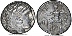 MACEDONIAN KINGDOM. Alexander III the Great (336-323 BC). AR tetradrachm (25mm, 11h). NGC Choice Fine. Posthumous issue of Amphipolis, under Cassander...