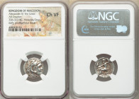 MACEDONIAN KINGDOM. Alexander III the Great (336-323 BC). AR drachm (17mm, 12h). NGC Choice VF. Posthumous issue of Abydus, ca. 310-301 BC. Head of He...